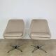 Paire de chaises coque 70's, pivotantes, vintage