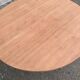 Round extendable dining table in solid mahogany from the 1930s.