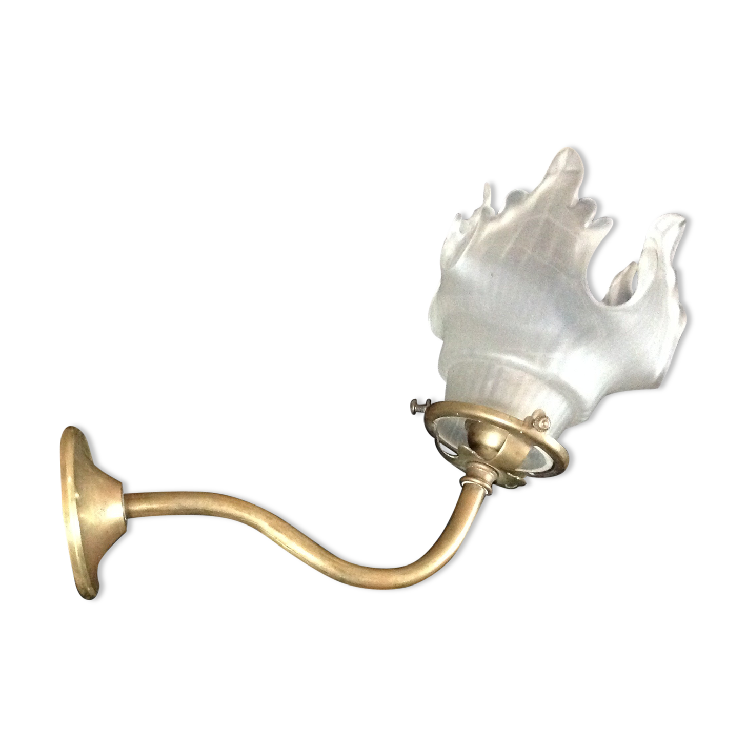 Swan collar wall sconce
