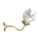 Swan collar wall sconce
