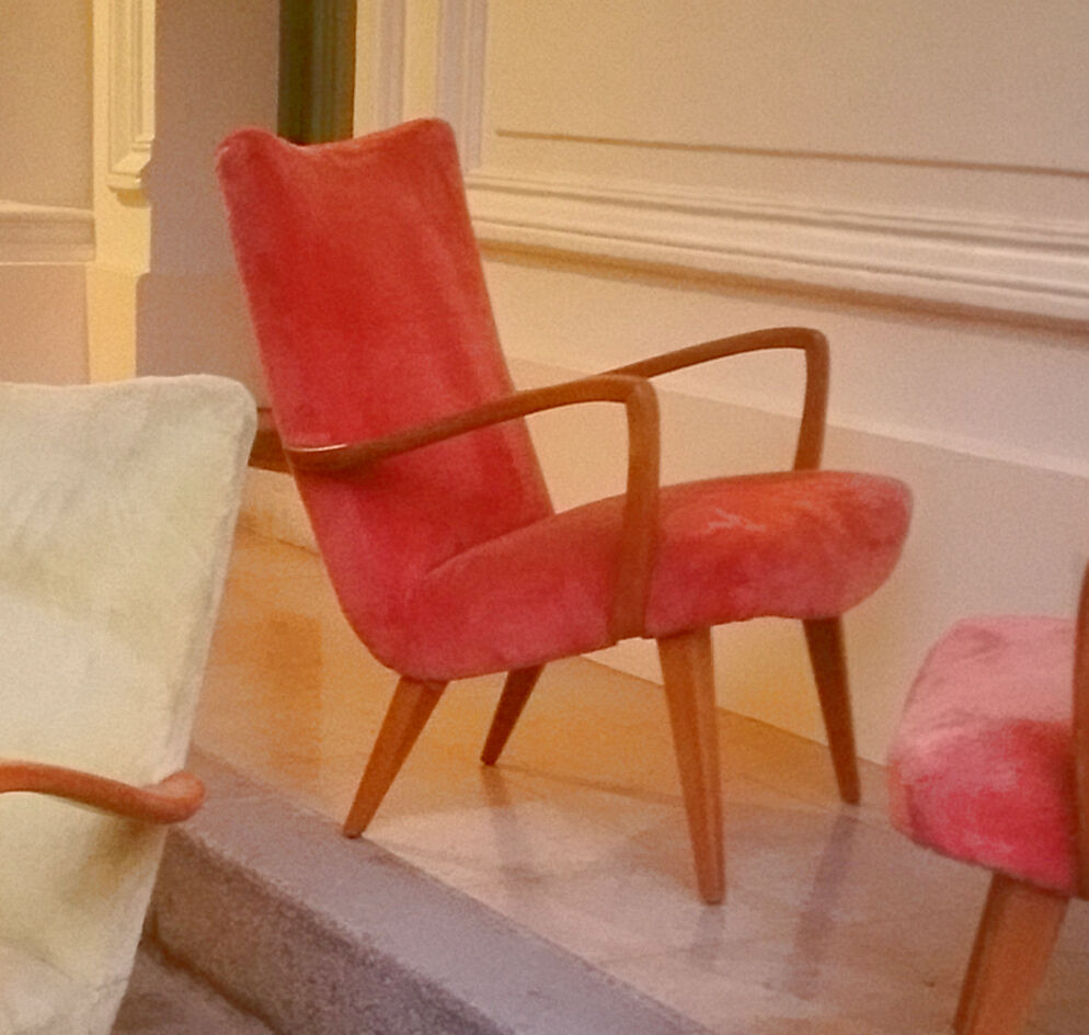 Walter Knoll Mid Century Arno Votteler Sofa Chair