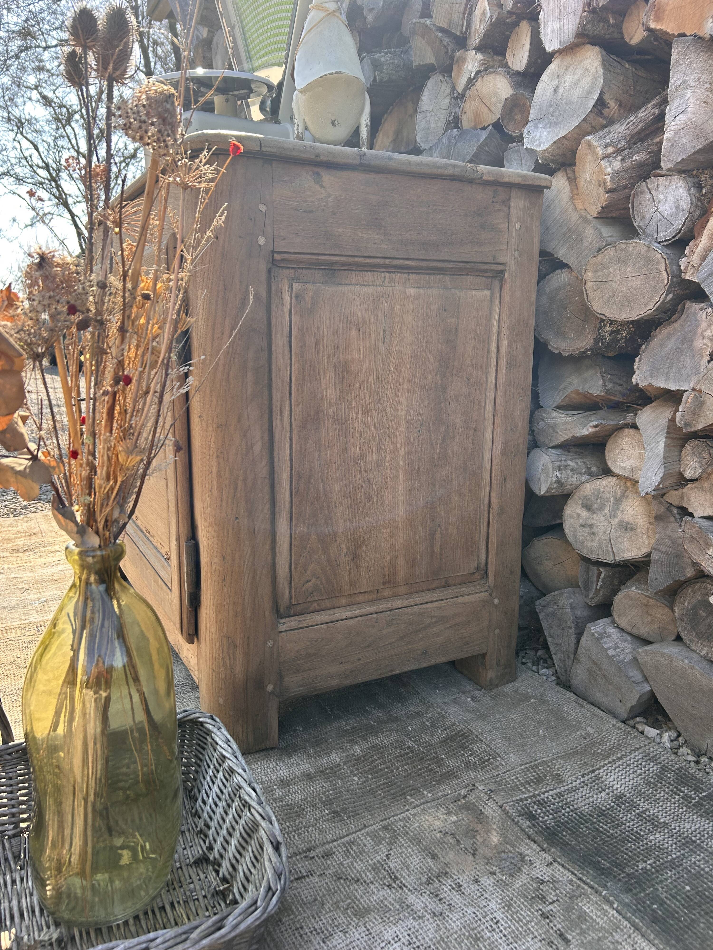 Solid wood confiturier / Renovated antique storage furniture