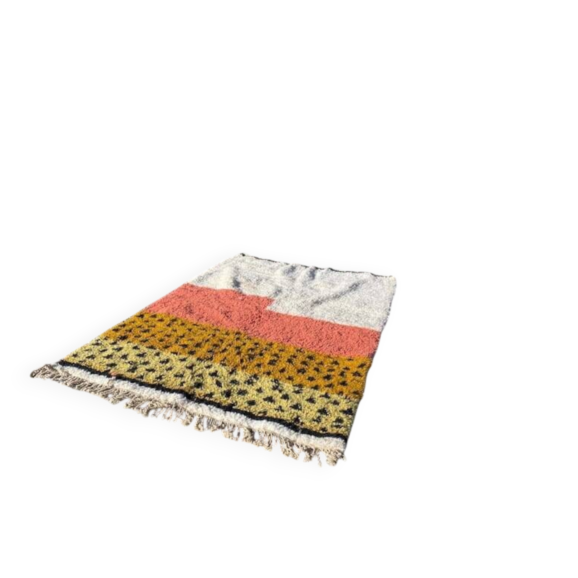 Tapis en laine fait main taille 150 x 250 cm