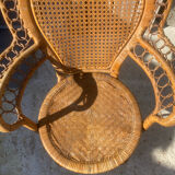 Vintage rattan chair chair