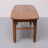 Table basse en chêne massif, années 1950