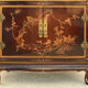 Lacquered wooden display case