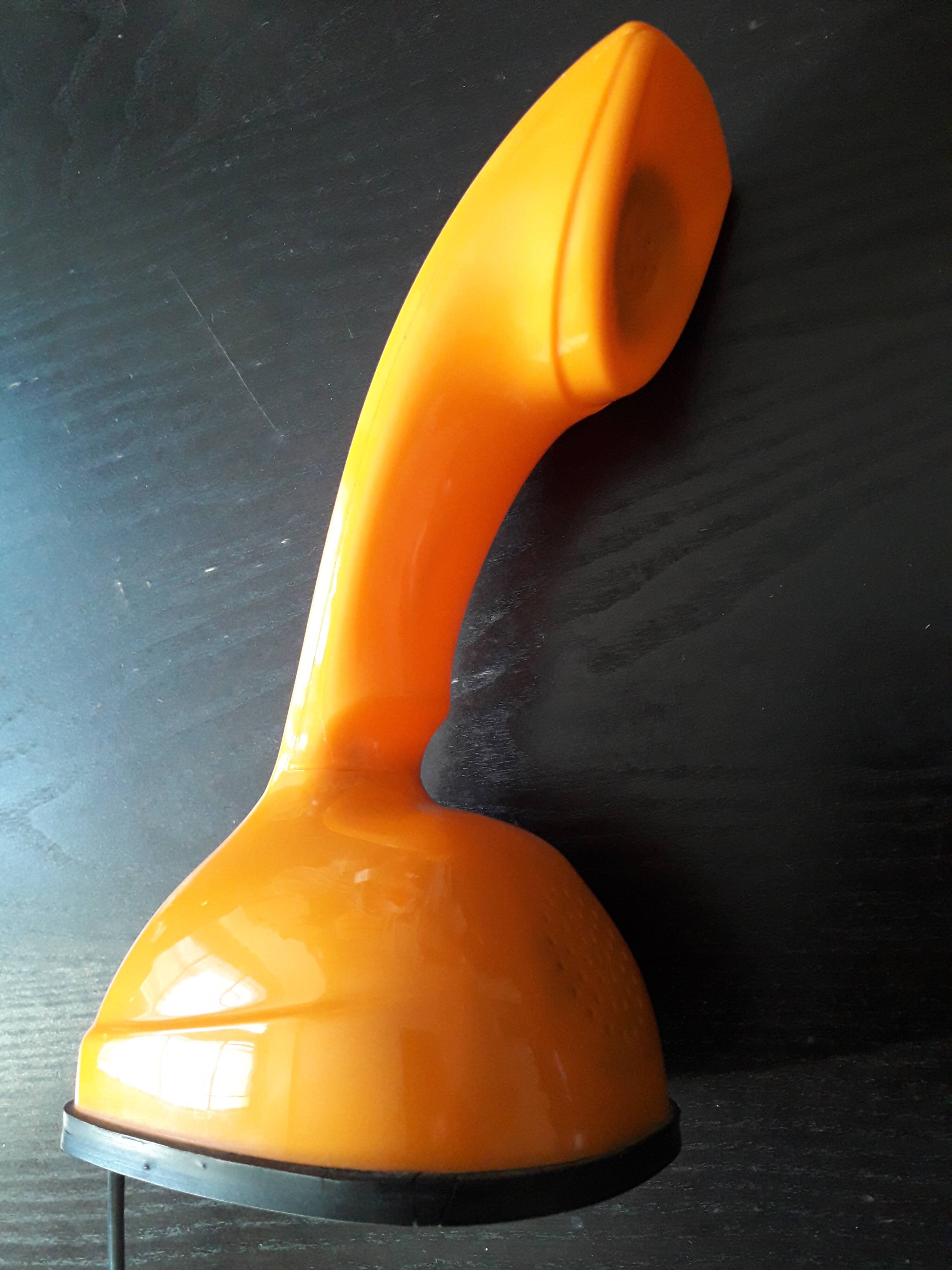 Old cobra orange vintage phone