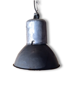 Ancienne lampe d'usine années 50