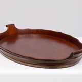 Antique Dutch Mahogany serving tray 1880s