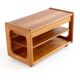 Desserte, table d'appoint vintage en teck sur roulettes, Danemark