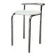 German mid-century space-style stool by Werzalit, 1960s