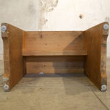 Series of eight stools Les Arcs Charlotte Perriand