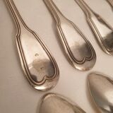 15 spoons & 4 silver metal forks