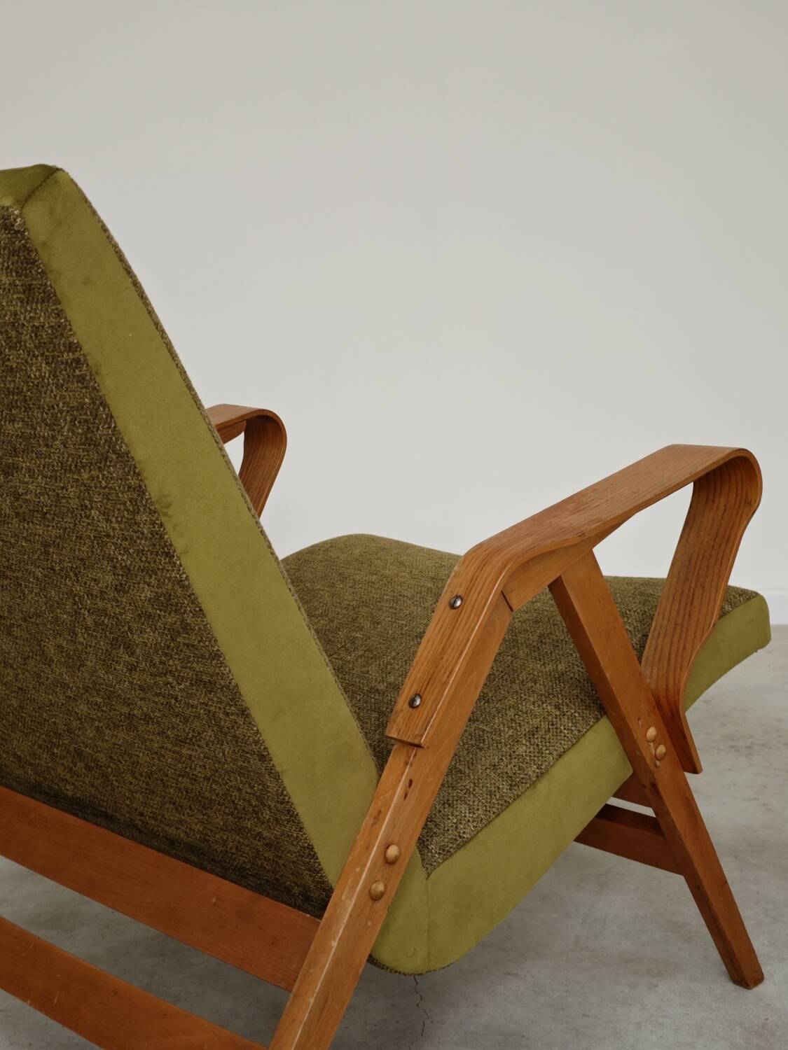 Pair of armchairs restored by Frantisek Jirak for Tatra Nabytok 1960
