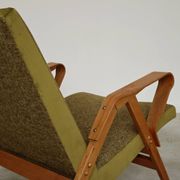 Pair of armchairs restored by Frantisek Jirak for Tatra Nabytok 1960