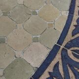Zellige table in Moroccan mosaic