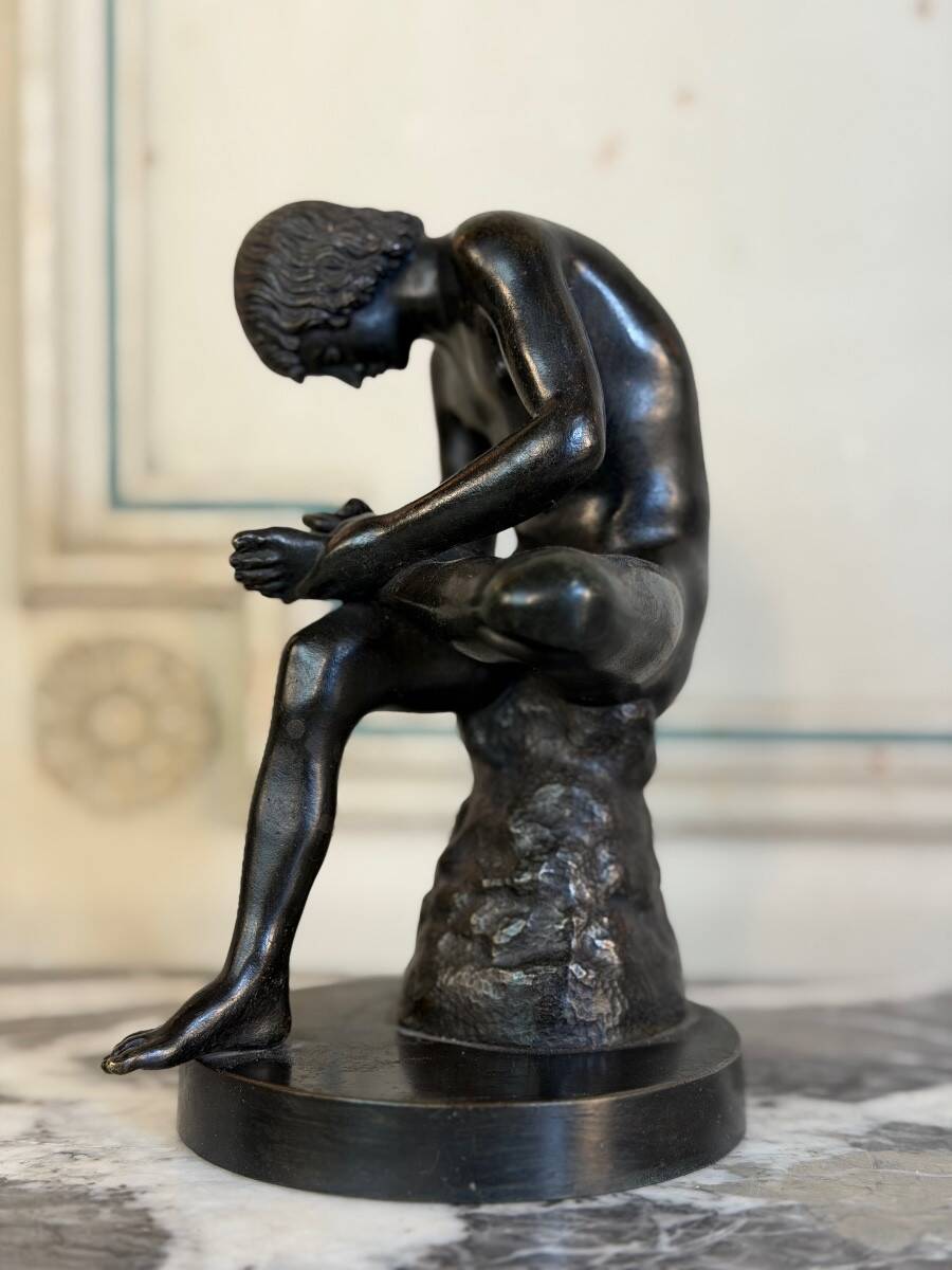 Spinario or the Thorn Puller, bronze after the Antique, 19th century.