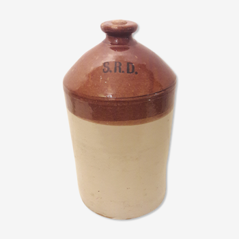 2nd war s.r.d stoneware bottle