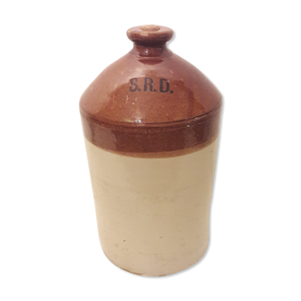2nd war s.r.d stoneware bottle