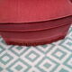 Pink velvet padded toad chair