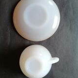 6 cups arcopal white opaline