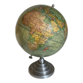 Vintage globe 1950 terrestrial Girard Barrère and Thomas - 44 cm