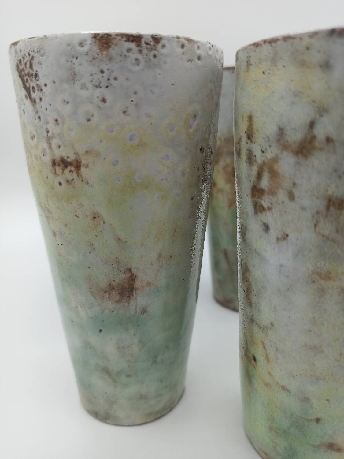 Vintage ceramic cups - Alexandre Kostanda - Vallauris