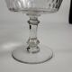 Set of 7 champagne glasses in crystal XIXth