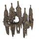 Brutalist wall sculpture - Gatekeepers