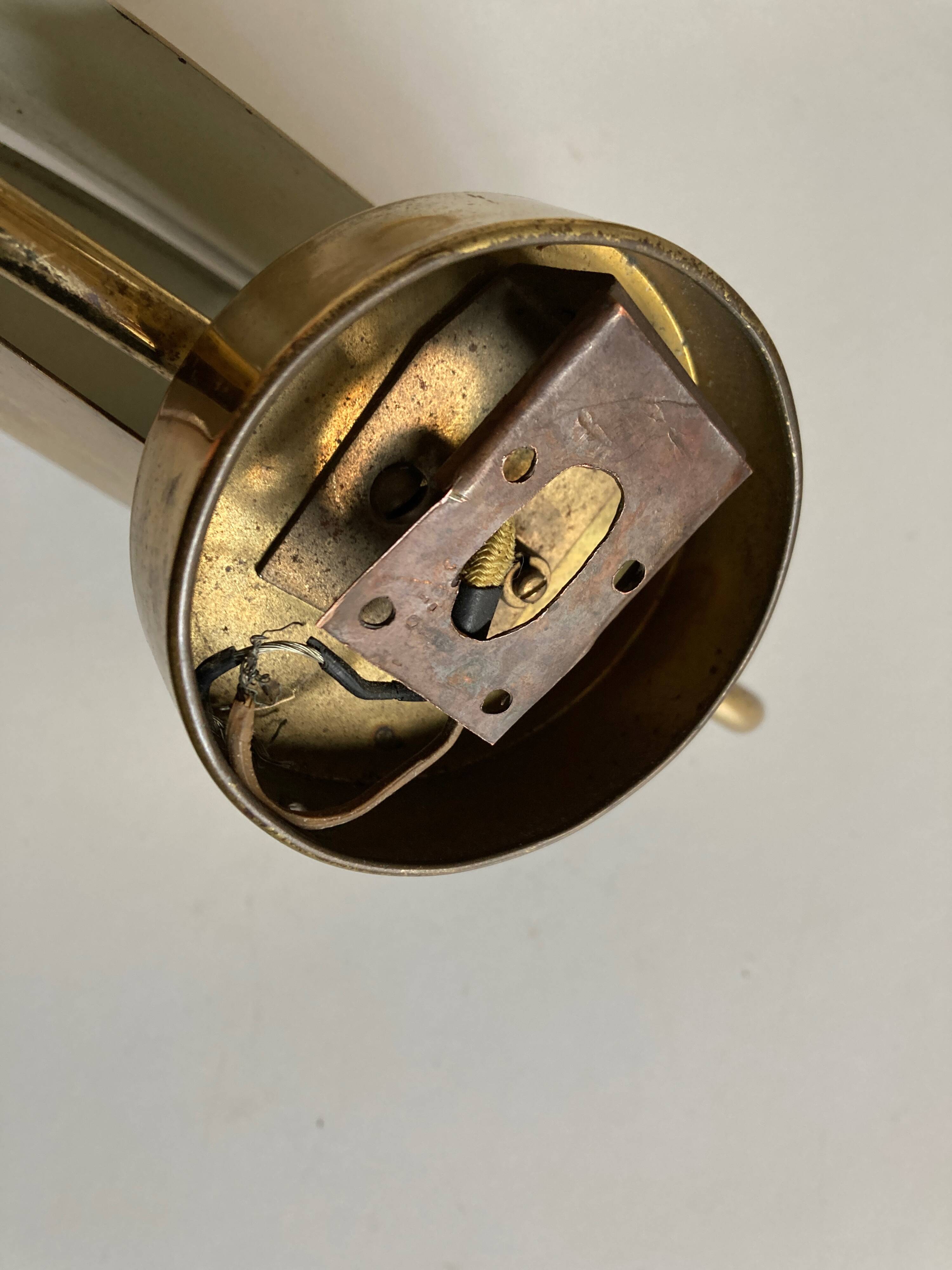 60s swivel eye wall light