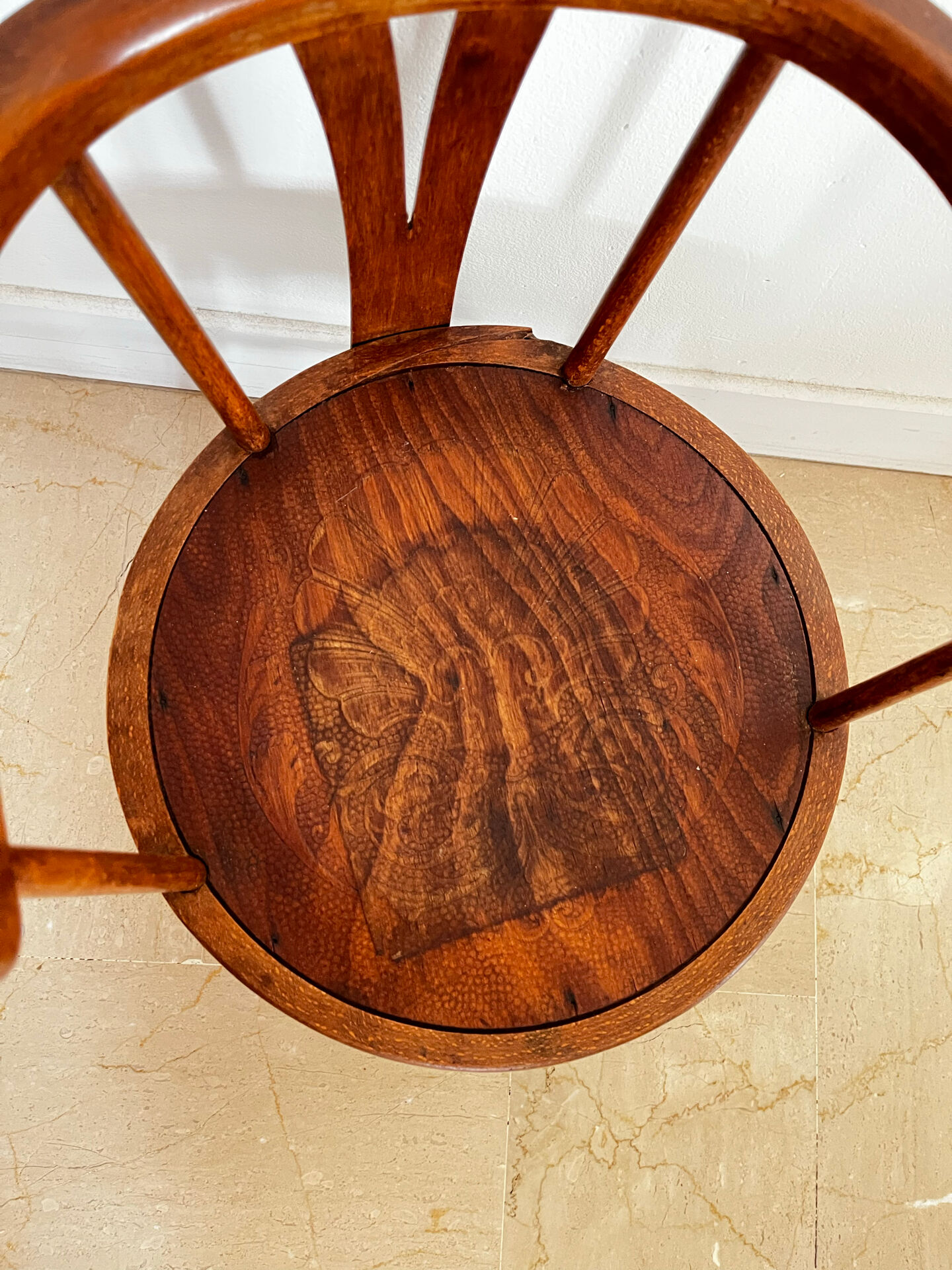 Child's chair, turned wood