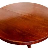 Napoleon III dining table in mahogany and 19th century veneer