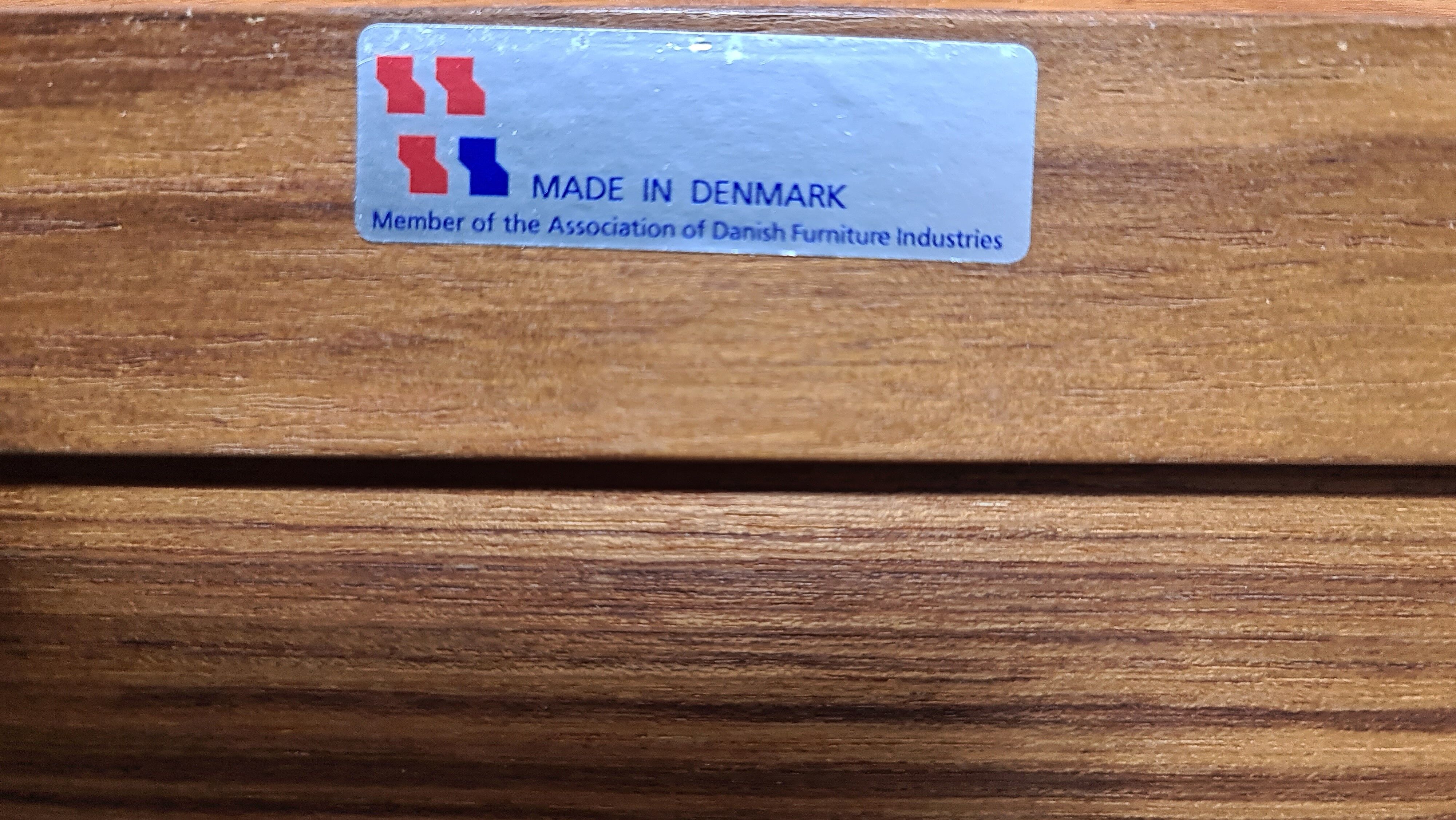 Secrétaire au design danois en teck par Langeskov Møbelfabrik A/S