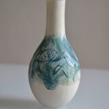 Porcelain vase with fish decoration