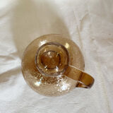 Bubbled glass decanter