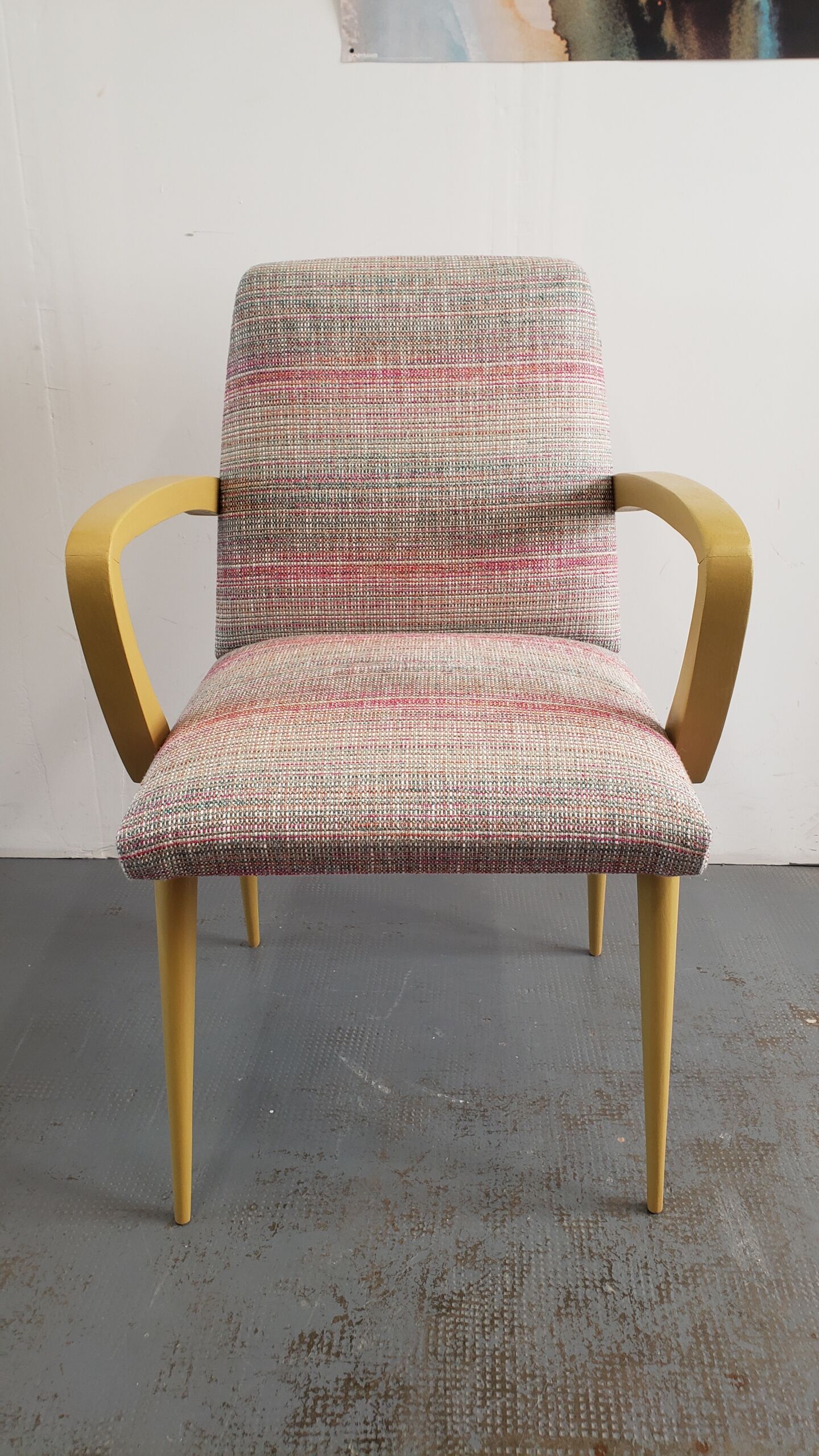 Vintage pink armchair