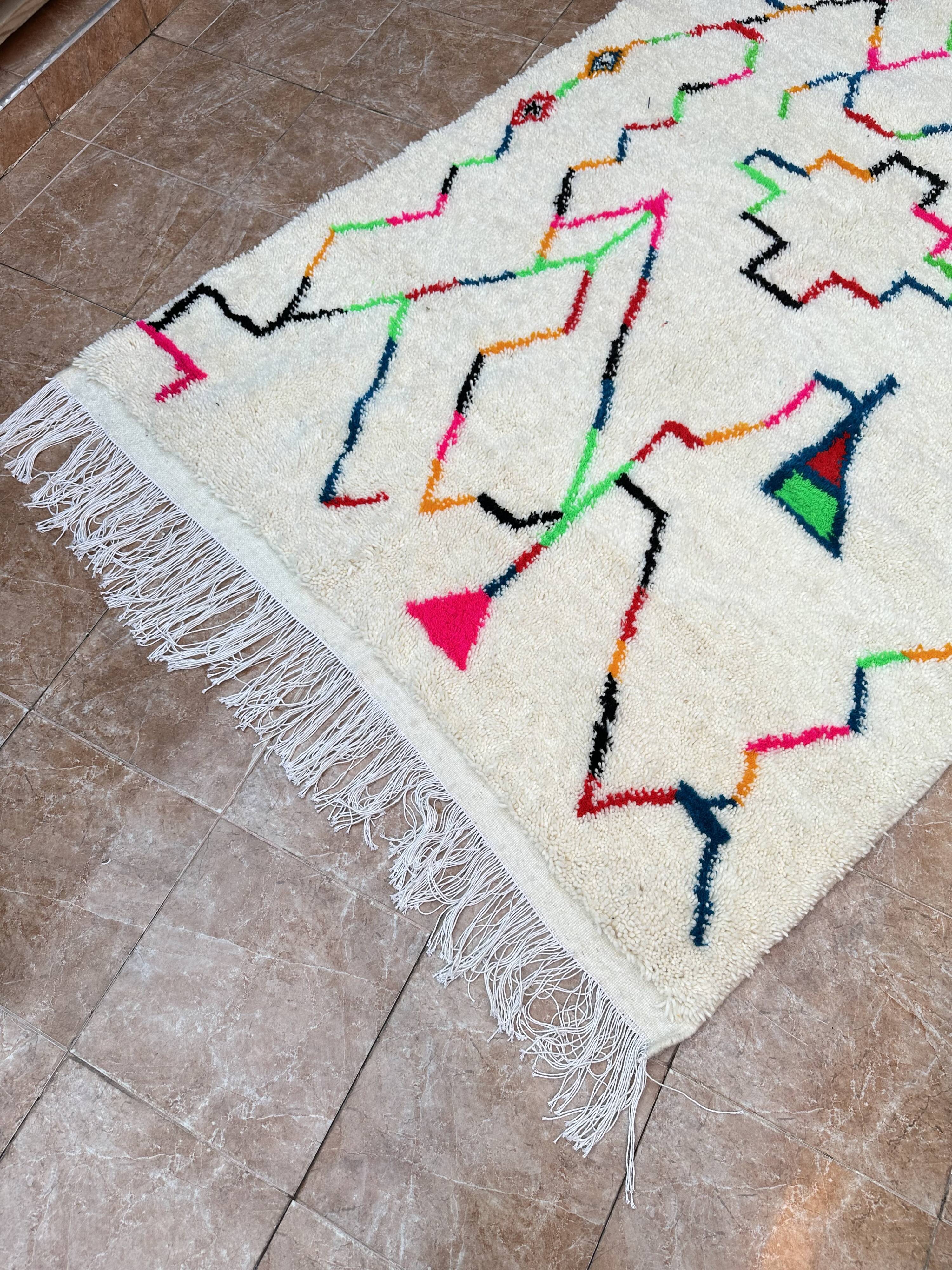 Moroccan Berber Rug - Moroccan Wool Rug - New Azilal Rug