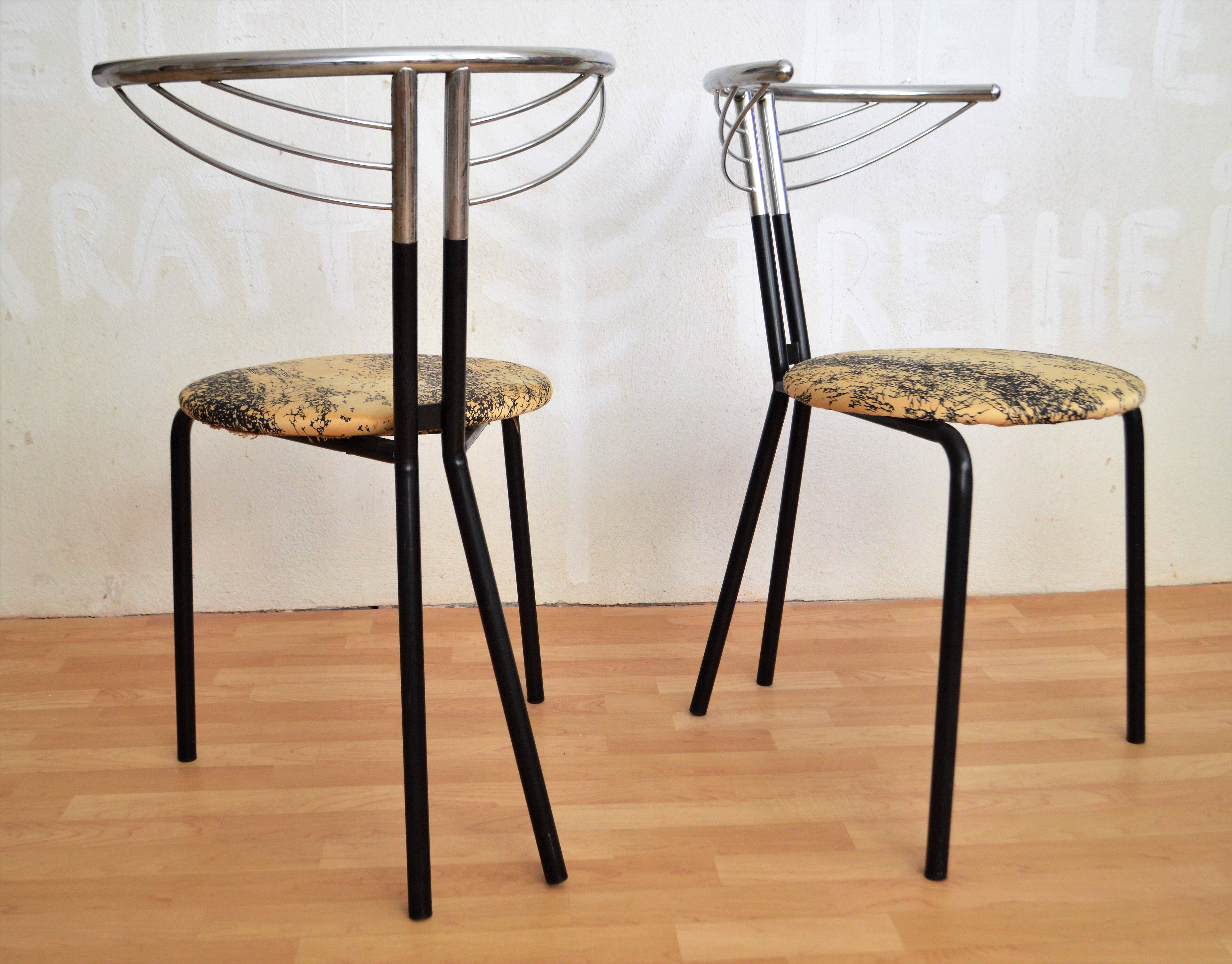 Chairs from the 80s design