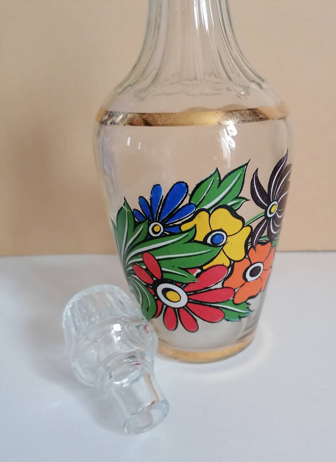 Vintage liquor bottle flask