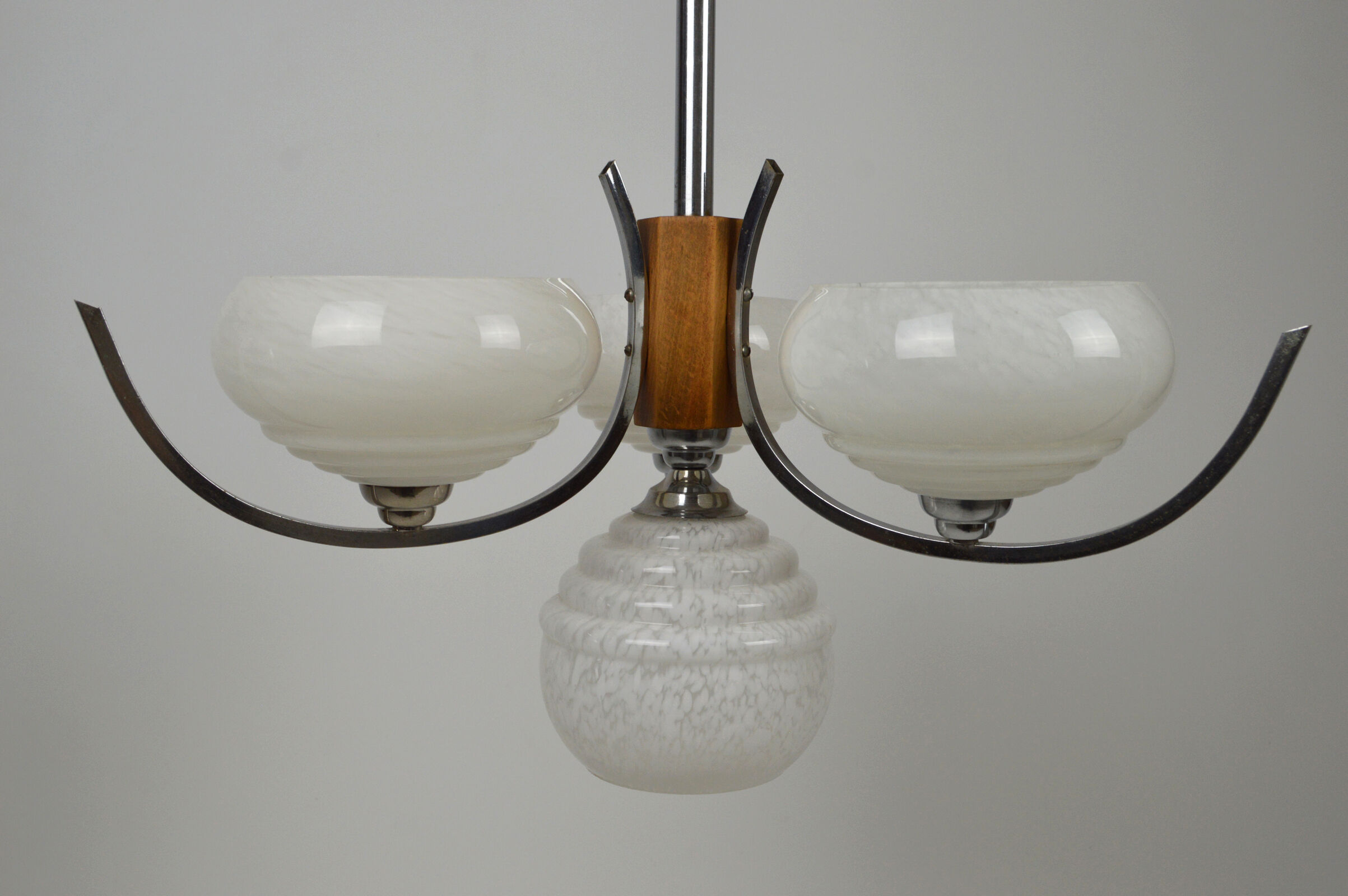 Art deco modernist chandelier, 1940
