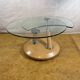 Vintage Tokyo Twist Swivel Coffee Table – Extendable Glass Top Stylish