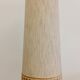 Glass and brass floor lamp