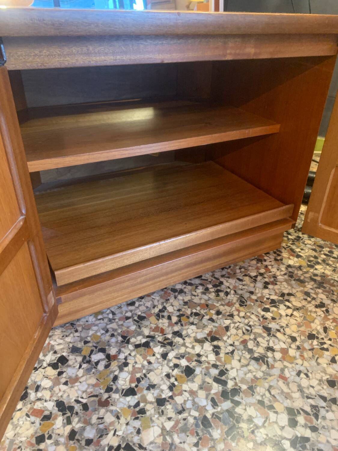 Nathan Furniture low corner unit in teak
