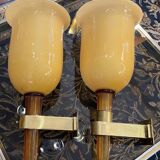 Pairs of Murano wall sconces, 20th century