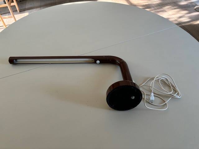 Lampe d'architecte tube d'Anders Pehrson - Suède années 70