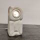 Limestone owl lamp by Albert Tormos, 1970s