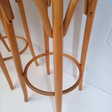 4 vintage bentwood stools and canning
