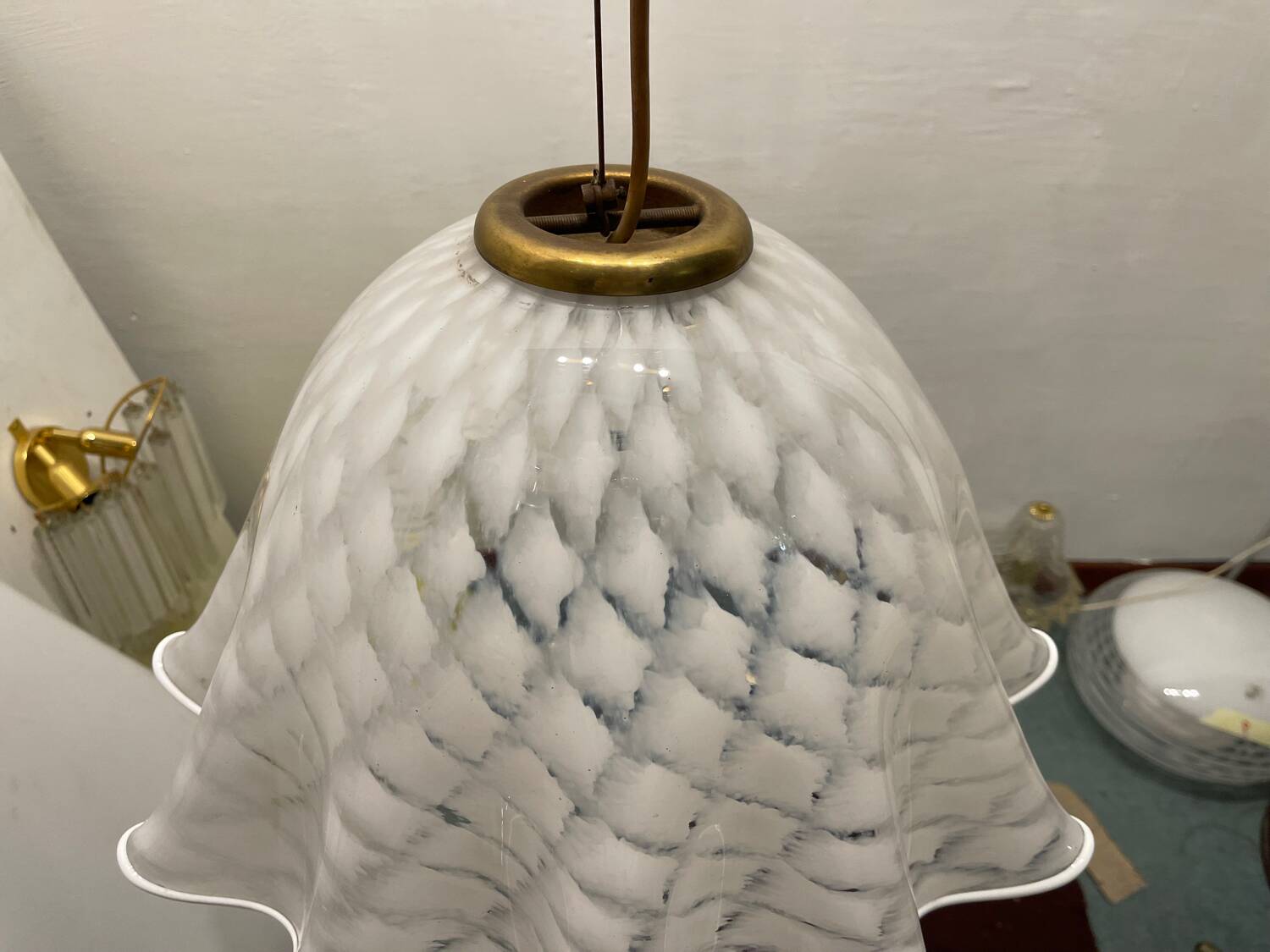 Murano Glass Light Pendant 1970’s