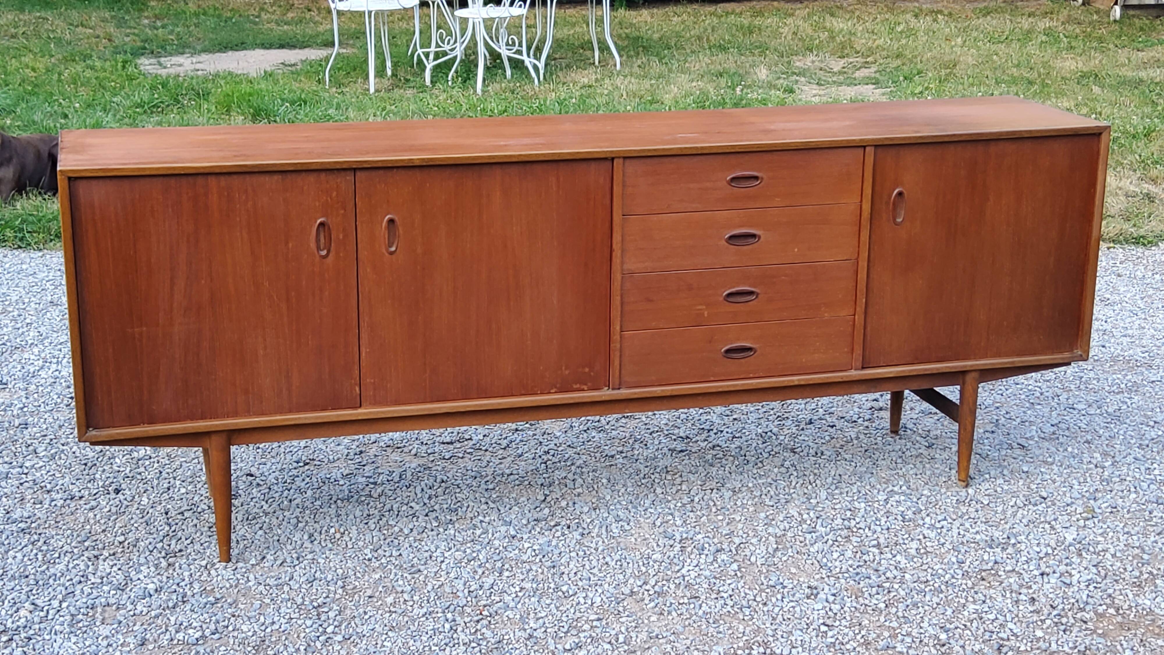 Scandinavian style teak sideboard from the 70s