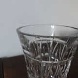 Saint-Louis crystal vase signed Sala